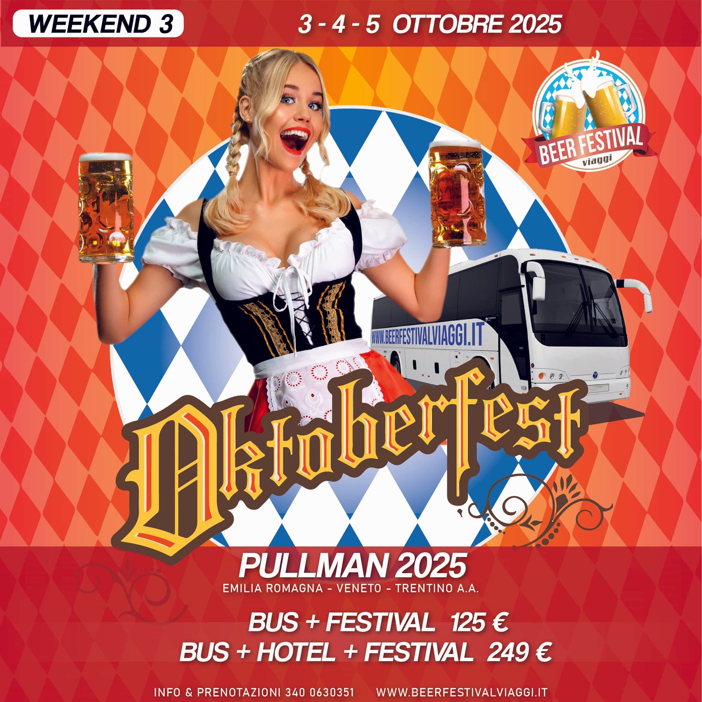 WEEKEND 3 | dal 3 al 5 Ottobre 2025